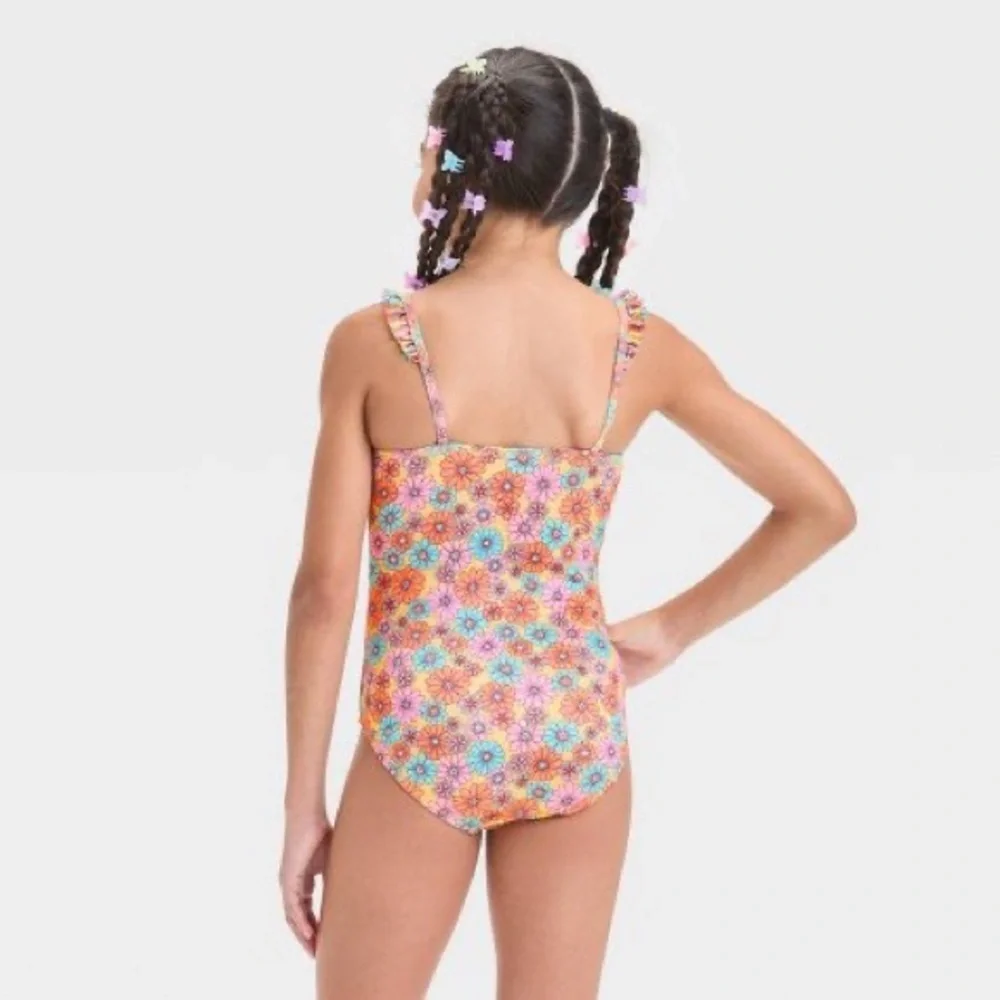 Girls' Floral Treasures One Piece Swimsuit - Cat & Jack™